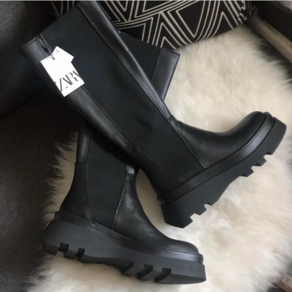 Zara Women's Black Winter Boots
